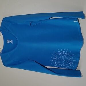 Mountain Hardware Womens Top, Size XL Blue